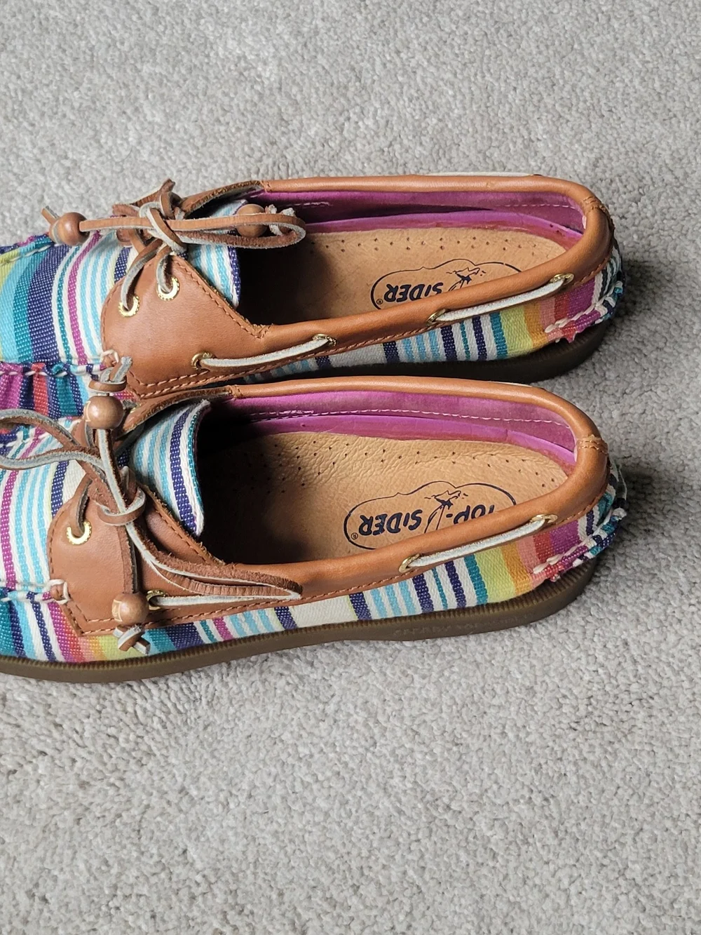 Sperry colorful striped